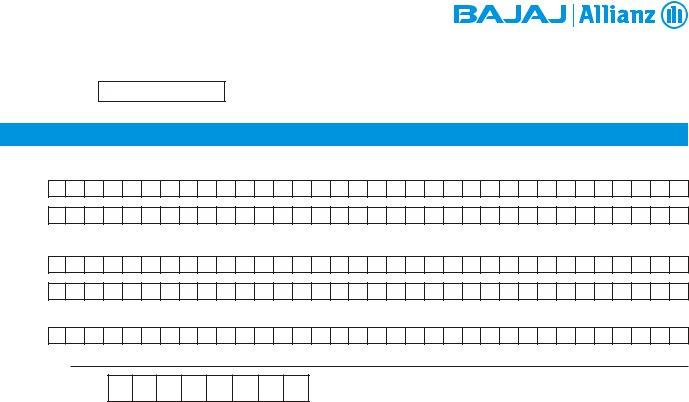 Bajaj Allianz Travel Form Fill Out Printable PDF Forms Online