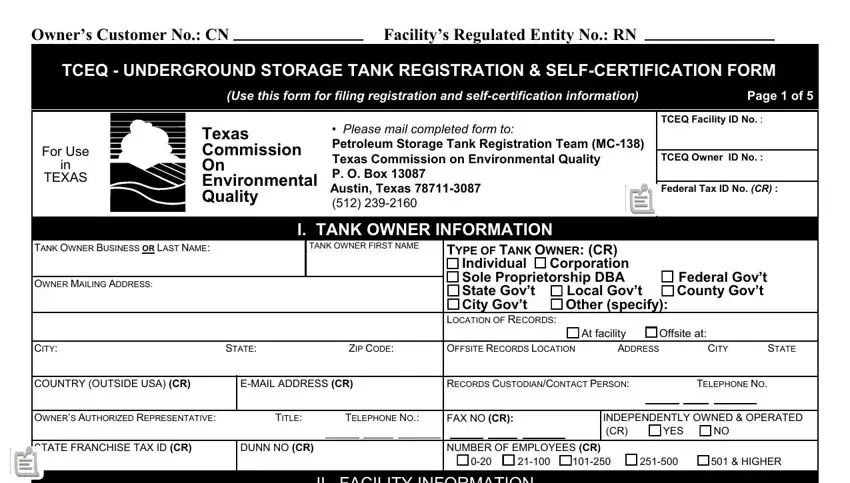 Form Tceq Fill Out Printable Pdf Forms Online