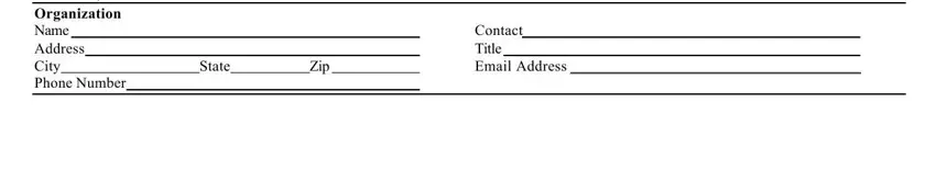 Completing the 501c3 grant application step 3