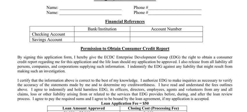 part 2 to completing car loan form
