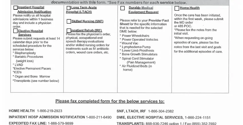 Completing the Care Improvement Plus Authorization form step 2