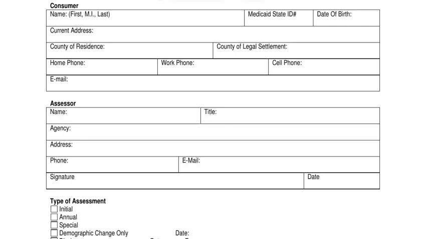completing case management intake assessment form sample stage 1
