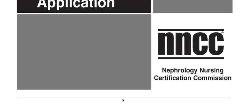 completing the final section of the recertification application