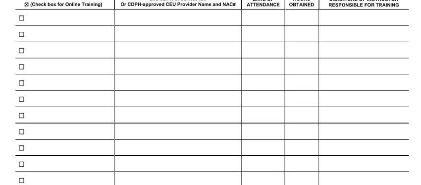 part 4 to filling out cna renewal form california