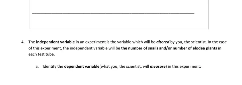 carbon transfer through snails and elodea virtual lab worksheet answers The independent variable in an, and Identify the dependent fields to complete