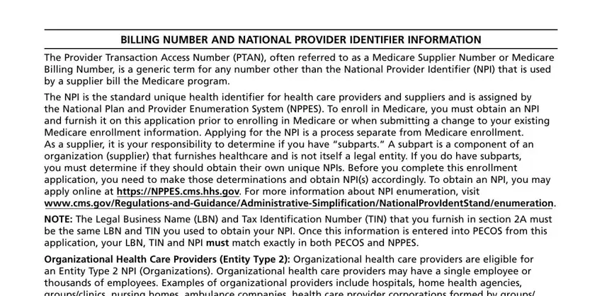 CMS 855B Form – Medicare Enrollment Application
