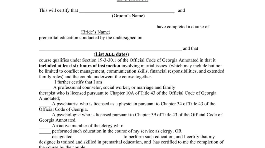 get the premarital counseling certificate of completion form texas empty fields to complete