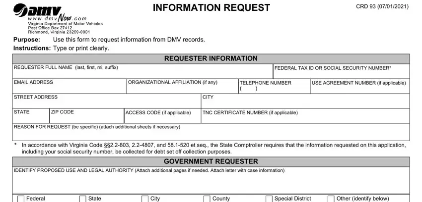 Crd93 Form Online ≡ Fill Out Printable PDF Forms Online