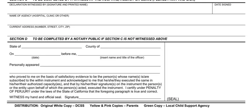 stage 2 to filling out cs909