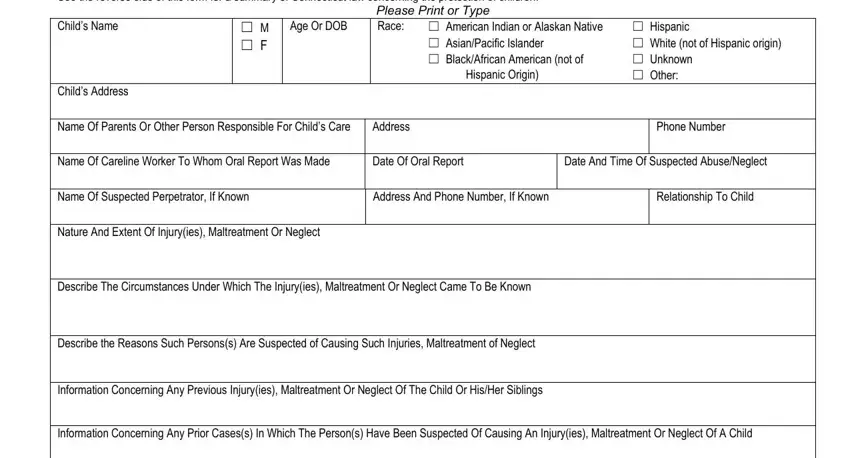 part 1 to completing ct dcf 136 fillable