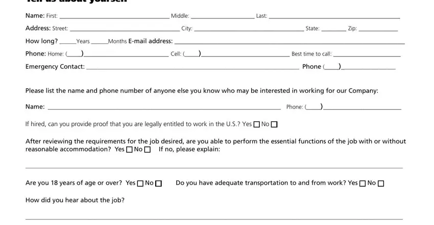 dominos application gaps to fill in