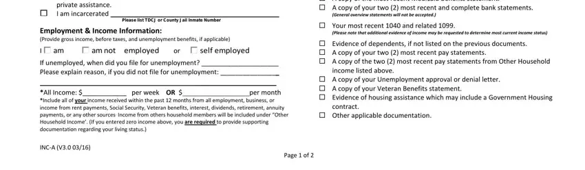 Finishing program application indigence stage 2