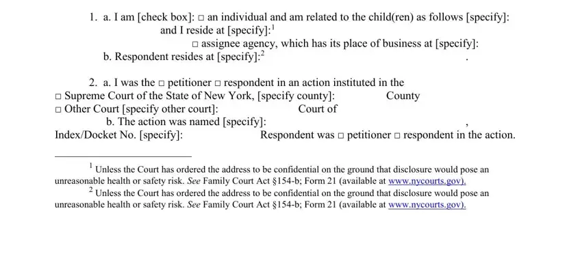 step 2 to filling out nycourts gov gorder online