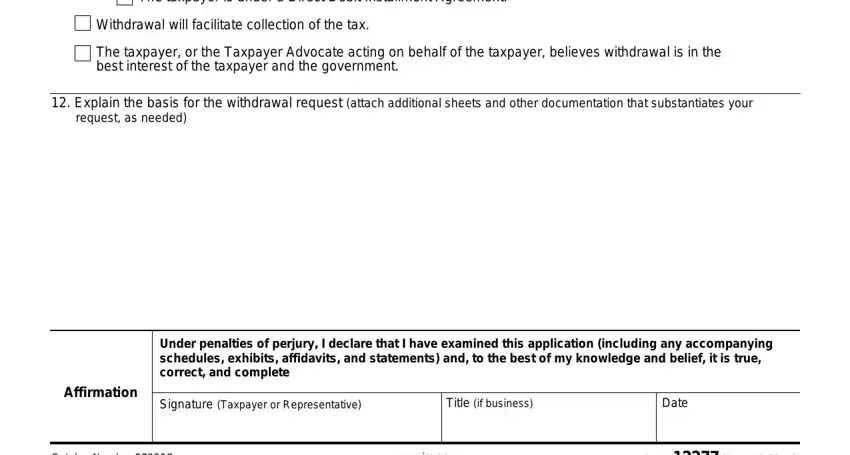 Filling in form 668 y c step 2