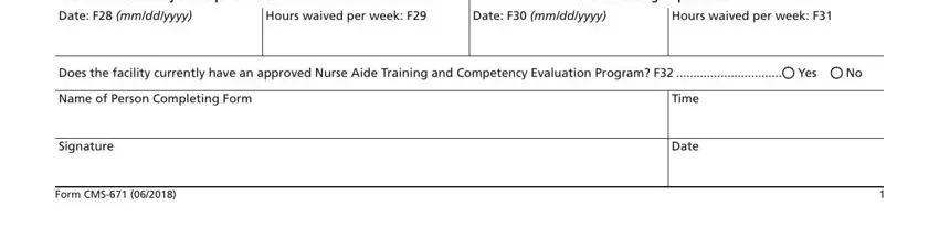 step 3 to completing cms 671 forms