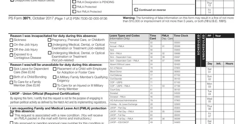 stage 2 to entering details in usps 3971 form