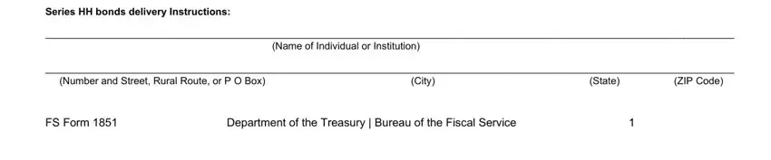 Filling out form 1851 step 3