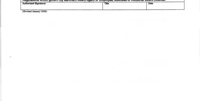 stage 4 to entering details in license merchant guard