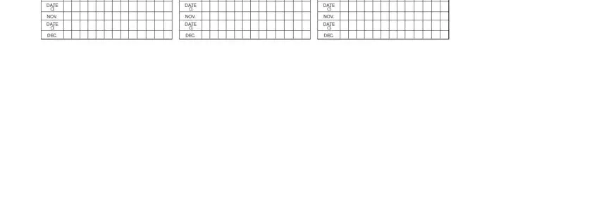 Entering details in editable boy scout blue card part 3