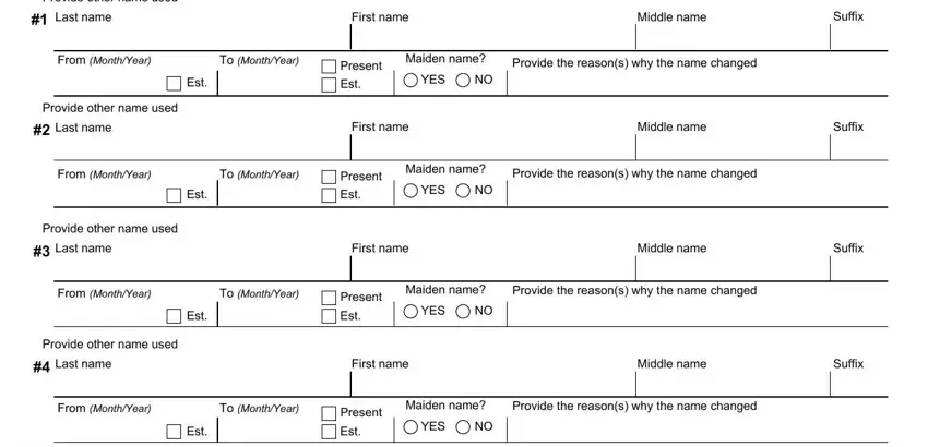 part 4 to filling out sf85
