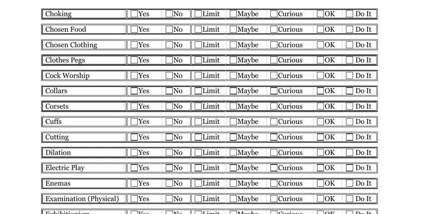 Completing hard and soft limits checklist part 5