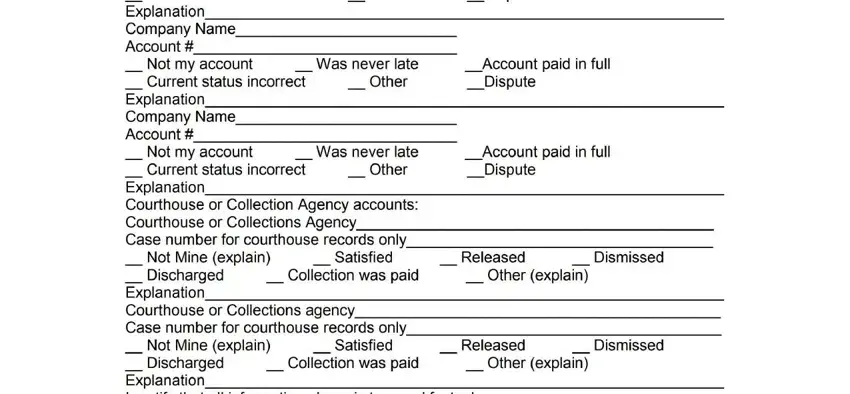Completing universal data form credit reporting part 2