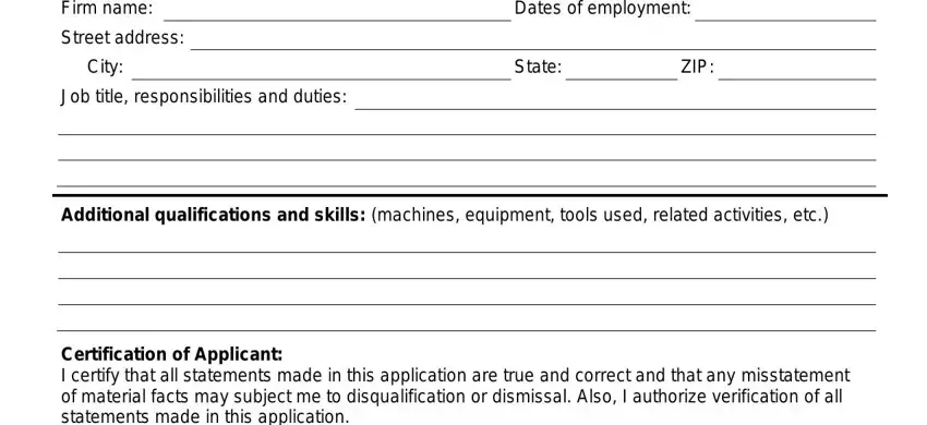 Entering details in Utah Dws Wdd 305 Form stage 5