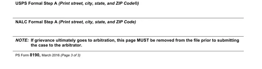 Va Form 10 0137 USPS Formal Step A Print street, NALC Formal Step A Print street, NOTE If grievance ultimately goes, the case to the arbitrator, and PS Form  March  Page  of fields to complete