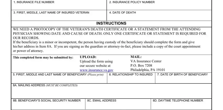 Va Form 29 4125 ≡ Fill Out Printable PDF Forms Online