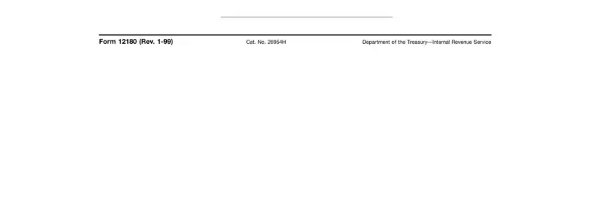 Completing section 2 in irs form 12180