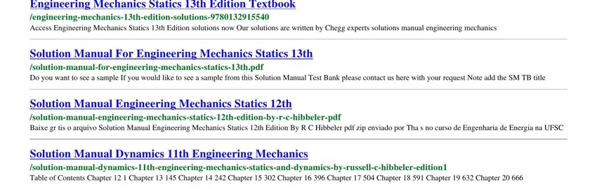 Filling in segment 3 in engineering mechanics dynamics 13th edition solution manual pdf