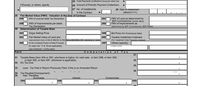  Total Payments Collection During,  Amount of Periodic Payment, and On the Unutilized Portion of Sales inside 1706 bir form 2018