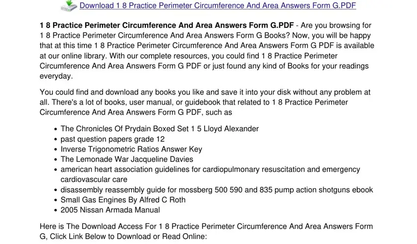Ways to fill in geometry 1-8 practice perimeter form stage 1