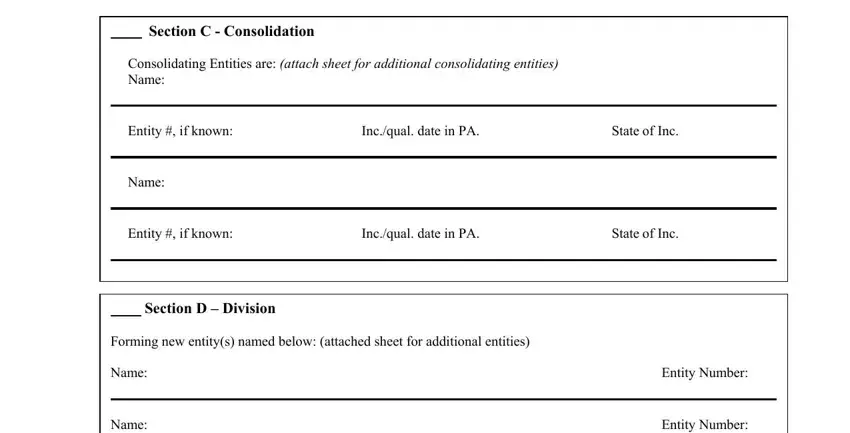 Tips on how to fill in 134 b form list part 4