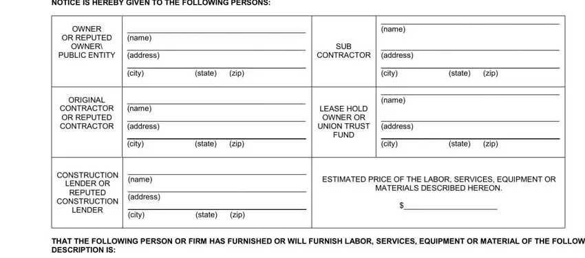 Simple tips to fill out 20 day notice part 1