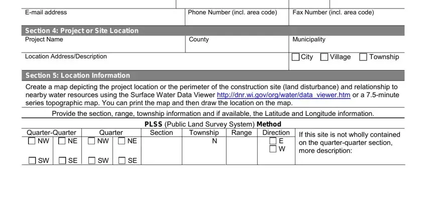 Writing part 2 of wi dnr permit 3500 053