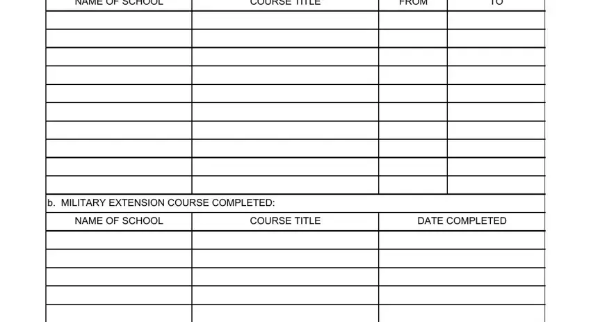 Completing section 3 of the 335-1-R form