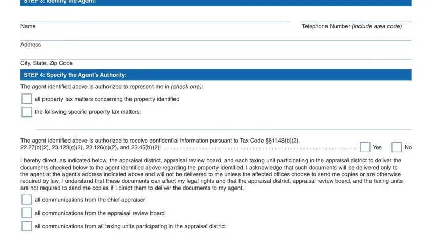 appointment of agent form 50 162 writing process clarified (step 3)