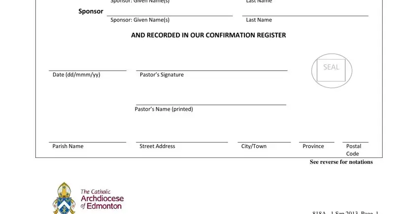 Guidelines on how to prepare certificate of confirmation template stage 2