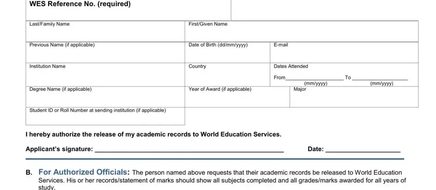 wes form canada conclusion process described (step 1)