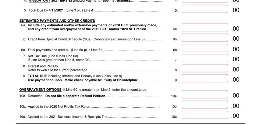 Filling in personal information on the Access NY Supplement A form (step 2)