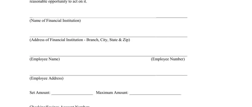 Tips on how to fill out blank printable ach form pdf stage 1