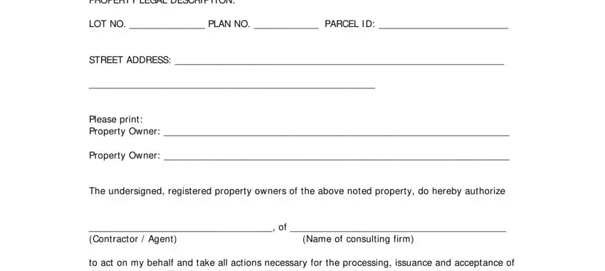 Step number 1 for submitting agent authorization form
