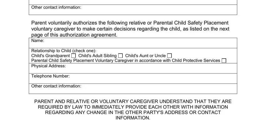 The right way to fill out texas authorization agreement form step 2