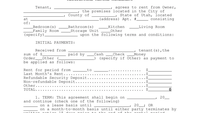 The best way to prepare agreement for renting a house step 1