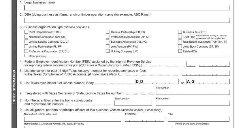 texas agriculture exemption writing process explained (step 1)