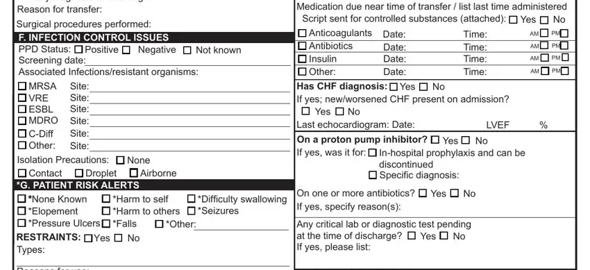 Yes, L TIME SENSITIVE CONDITION, and Not known inside DNR