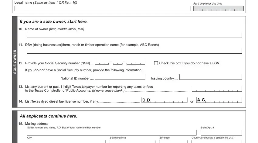 texas agriculture exemption completion process explained (step 3)