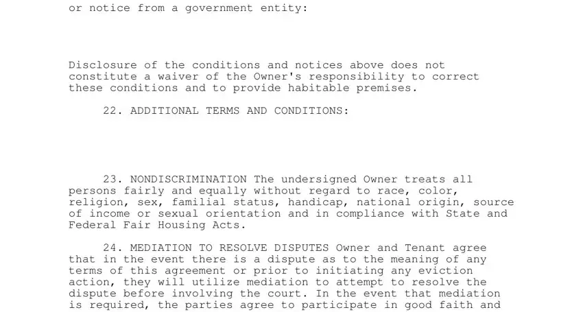 MAINTENANCE REPAIRS and,  PETS Resident shall be allowed to, and Owner shall provide exits light inside agreement for renting a house