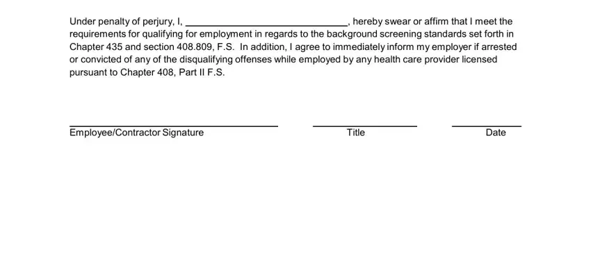 Filling out section 2 of attestation of compliance ahca